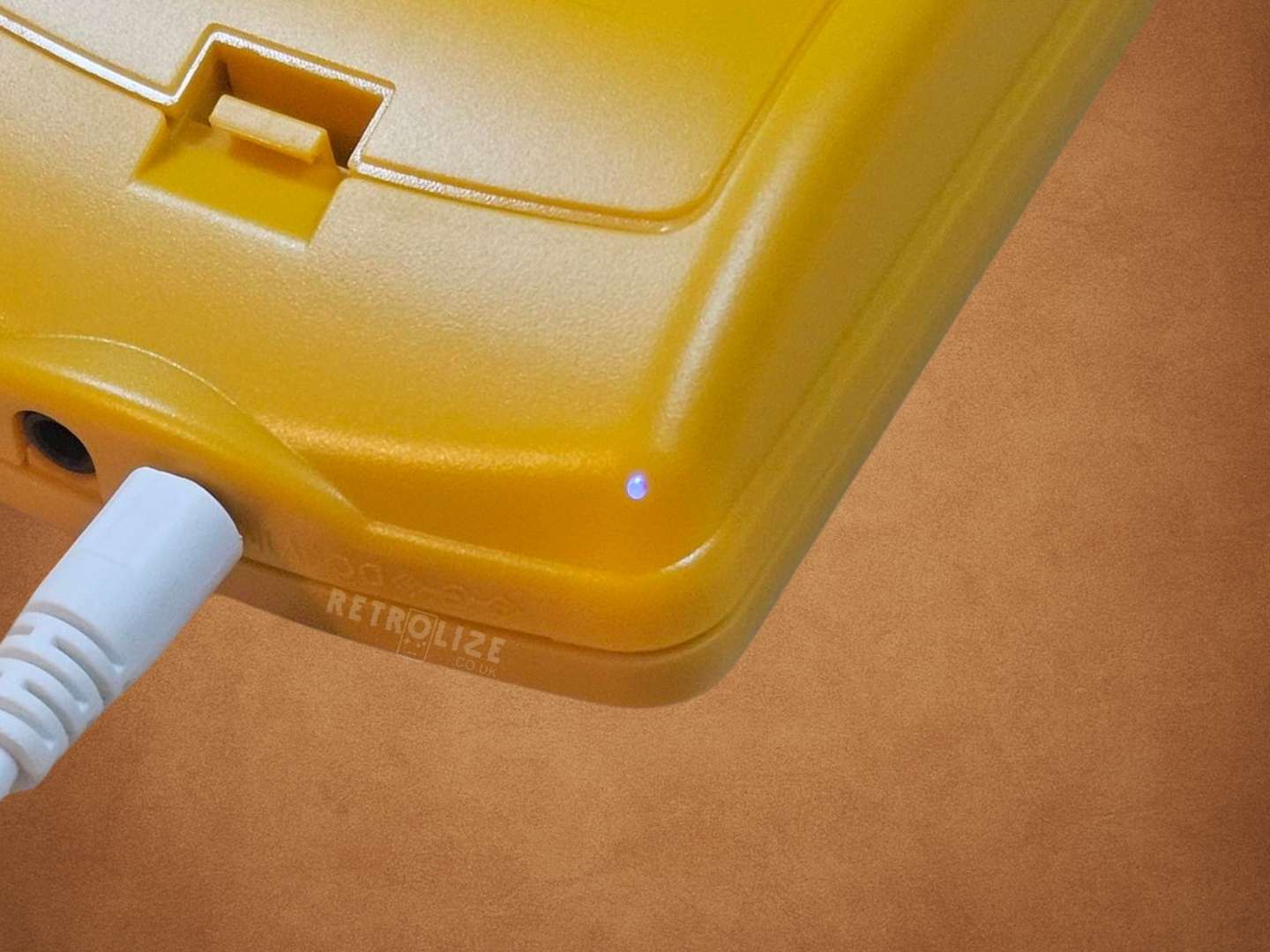 Yellow Dandelion Game Boy Color OLED  Buttons Charging Led