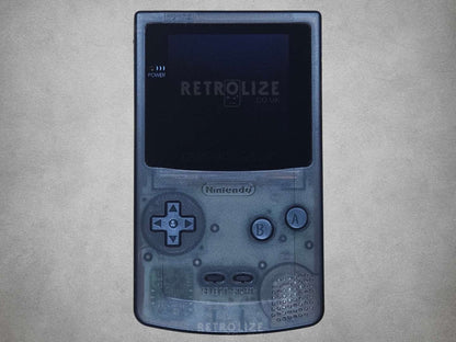 Smokey Black Nintendo Game Boy Color on a gray background