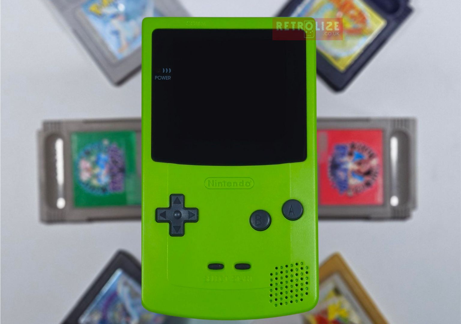 Nintendo Game Boy Color OLED Rechargeable 1800mAh Recapped