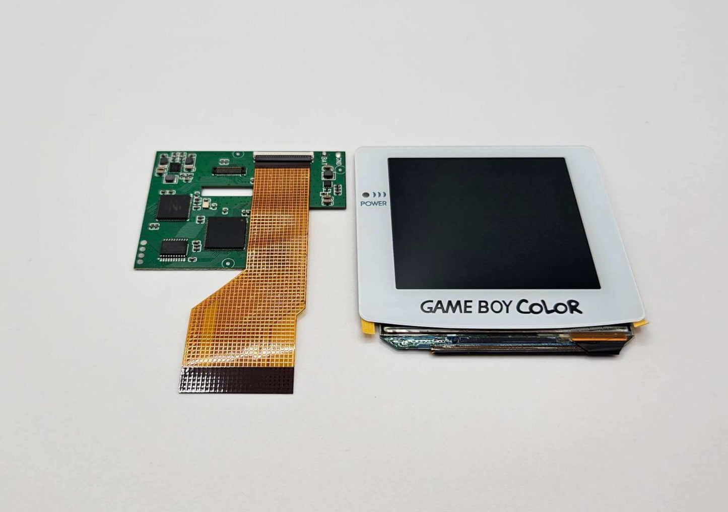 Nintendo Game Boy Color OLED AMOLED White Screen and Ribbon