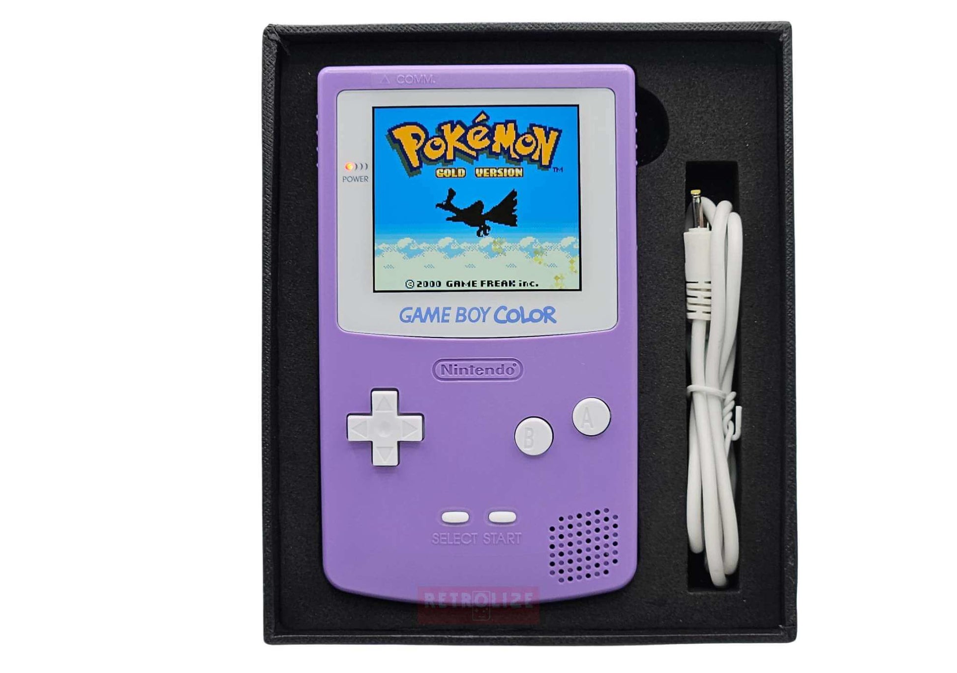 Nintendo Game Boy Color IPS - New Capacitors and Upgraded Audio - Purple  and White – Retrolize