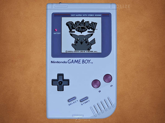 Nintendo Game Boy DMG-01 IPS - Rechargeable 3000mAh - Recapped + Reflowed -Classic Grey