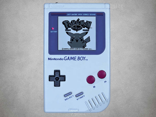 Game Boy DMG-01 IPS Display & USB-C Conversion Kit In Classic Grey