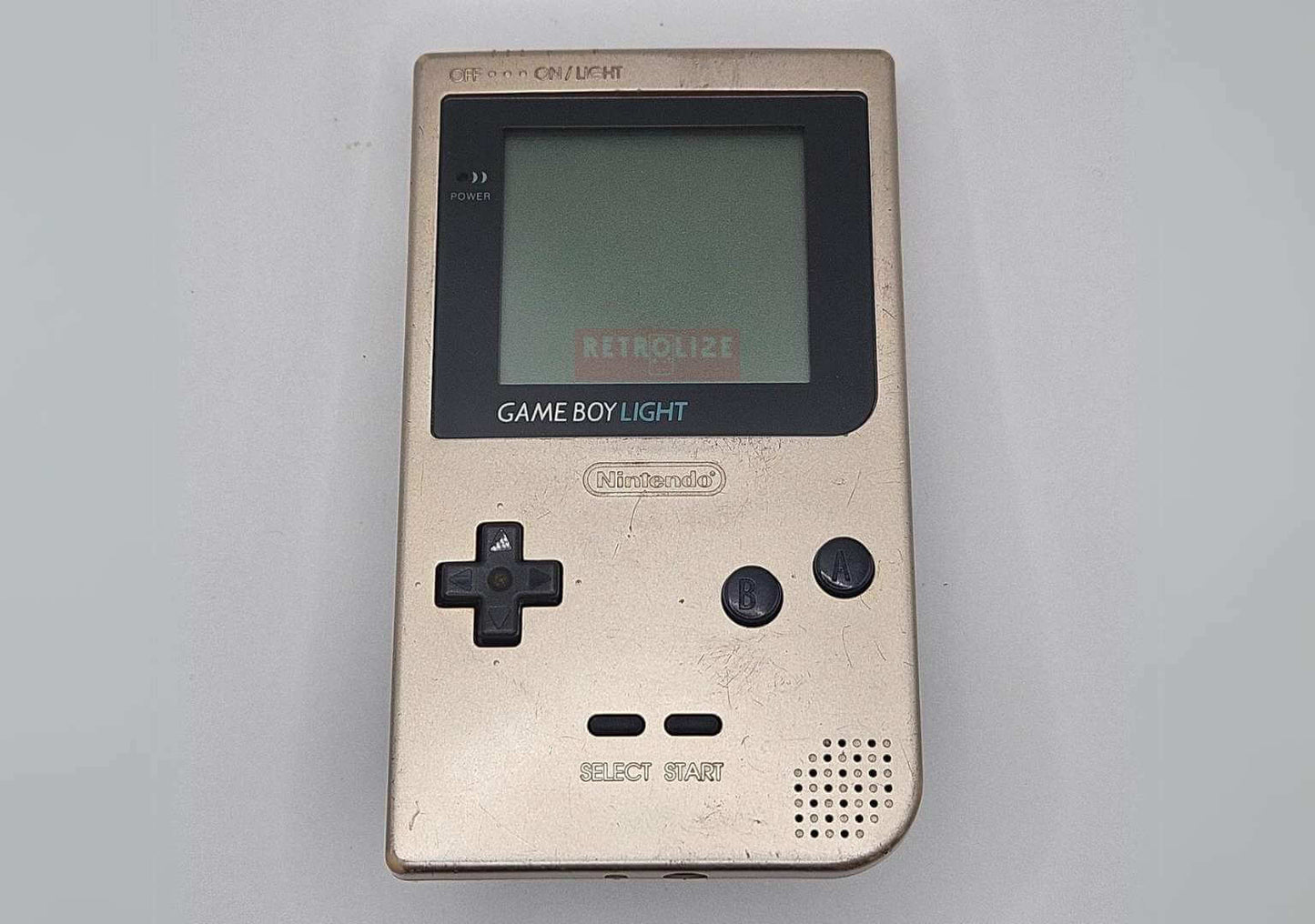 Game Boy Light MGB-101 Front View Screen off 