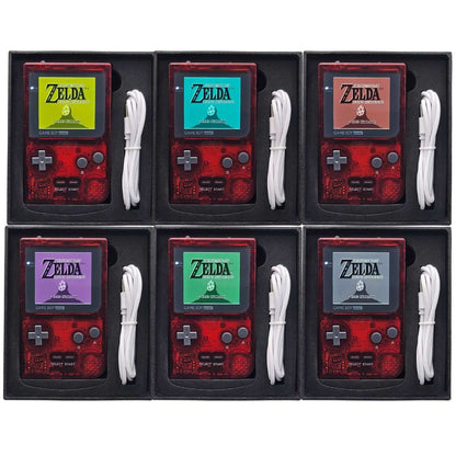 Nintendo Game Boy Gameboy Pocket Various Background Colours IPS USB-C Clear Red Made in the UK