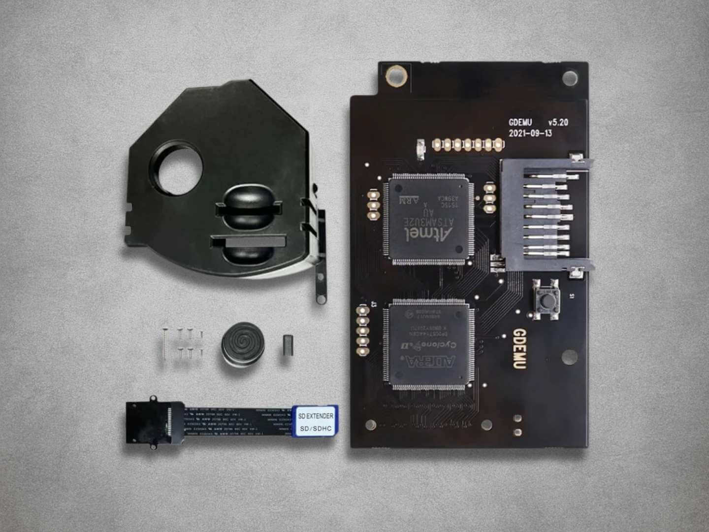GDEMU Optical Drive Emulator v5.20.5 ODE - Sega Dreamcast + Full Mounting Kit
