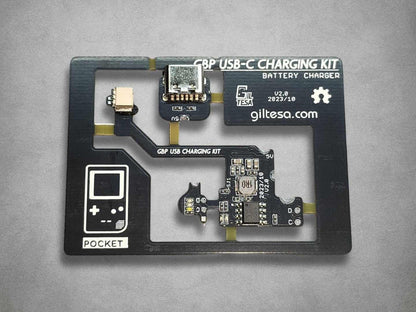 USB-C Charging Mod v2 by Giltesa - Game Boy Pocket