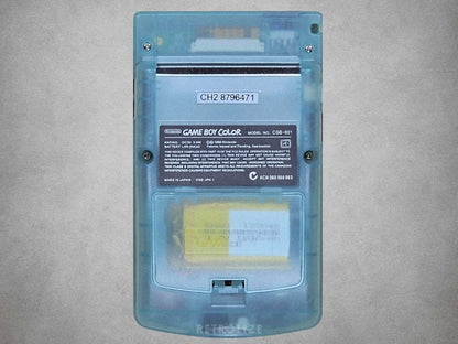Japan Ice Blue Game Boy Color OLED Back