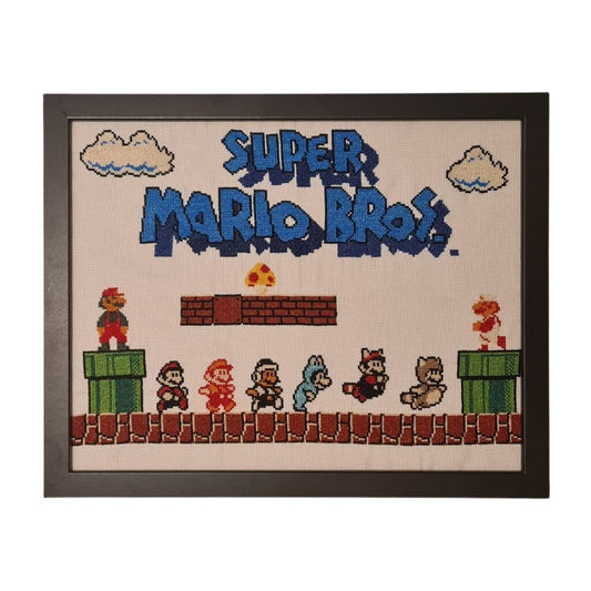 Super Mario Pixel Art "Mario Through Time" - By Sushi
