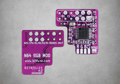 Bitfunx N64 NTSC RGB Mod