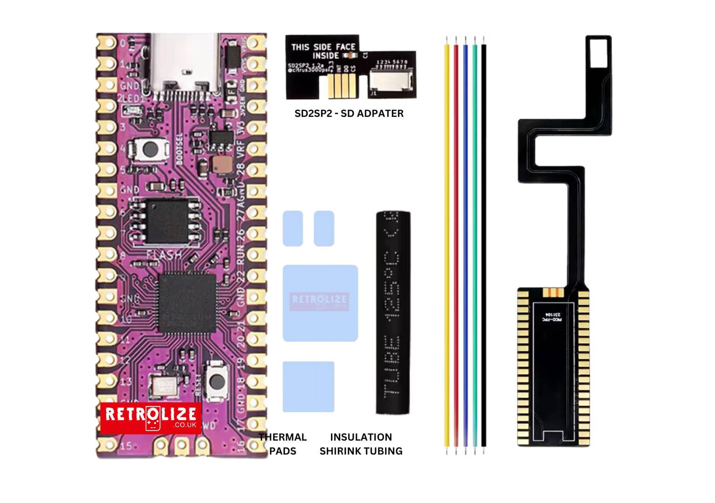 PICOBOOT MOD KIT (Pi RP2040 - ARM CORTEX M0+)- NINTENDO GAMECUBE