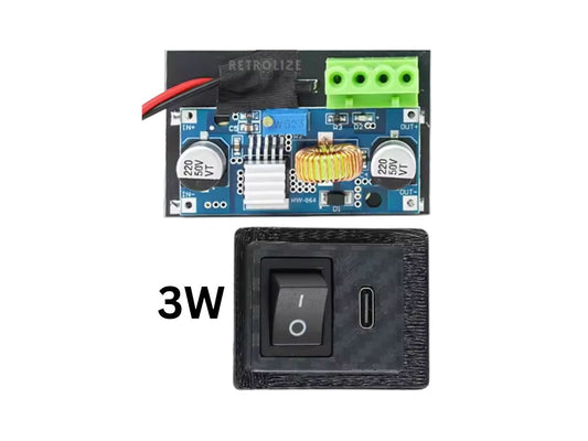 USBC Type-C PSU Mod Power Board - PlayStation 2 Fat (3XXXX & 5XXXX)