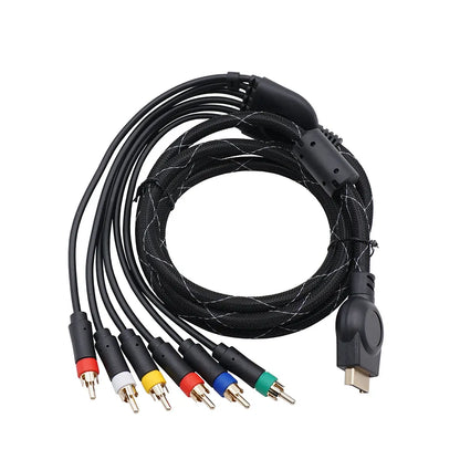 Composite RCA / Component YPbPr & RGB/RGBS Audio Video Cable - PlayStation 1 / PlayStation 2 / PlayStation 3