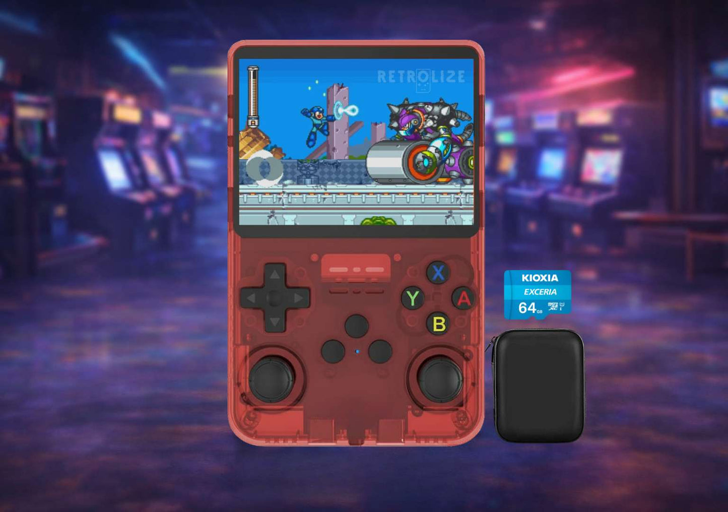 R36S Reto Gaming Handheld Red