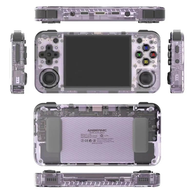 Anbernic RG35XX H Retro Gaming Handheld Console Purple 192GB 