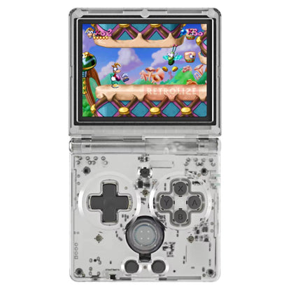 Anbernic RG35XXSP Retro Gaming Handheld Clear Front View