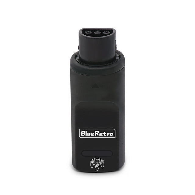 Blue Retro BlueRetro Nintendo N64 Wireless Bluetooth Controller Receiver Black