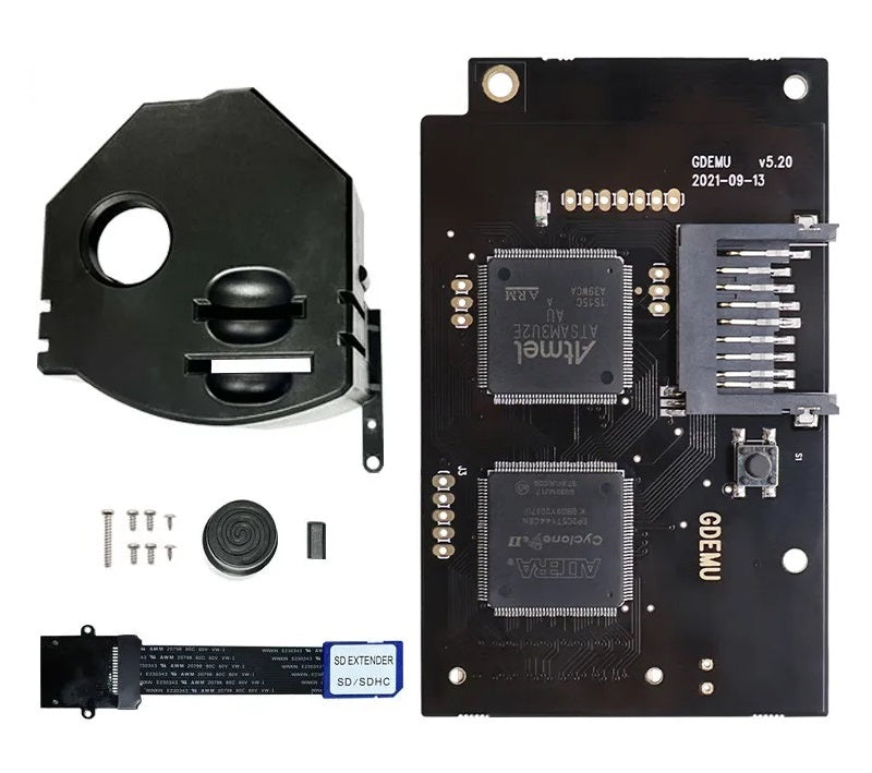 Sega Dreamcast GDEMU ODE Optical Drive Emulator Emulation v5.20 Full Kit Mounting Kit