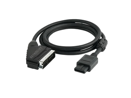 Premium Fully Shielded On SYNC RGB SCART Cable - SNES / N64 (RGB Modded) / GameCube