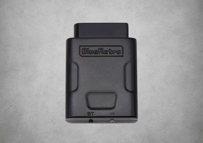 Blue Retro BlueRetro Super Nintendo SNES Wireless Bluetooth Controller Receiver Black on grey background