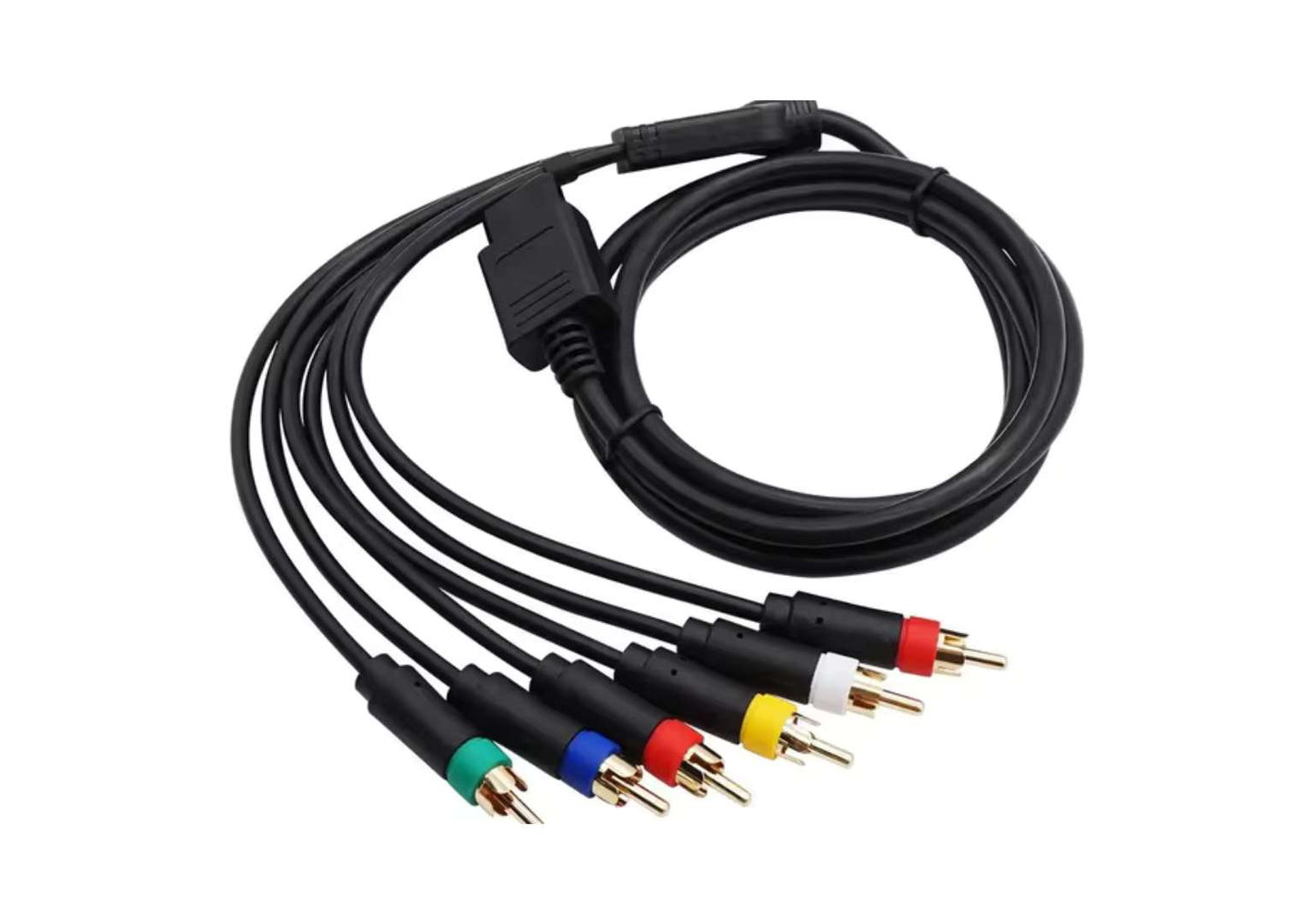 Composite RCA / Component YPbPr & RGB/RGBS Audio Video Cable - SNES / GameCube & RGB Modded Nintendo 64