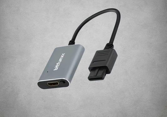 Bitfunx HDMI Adapter / Upscaler - SNES/SFC/N64/GC - Super Nintendo / Super Famicom / Nintendo 64 / GameCube