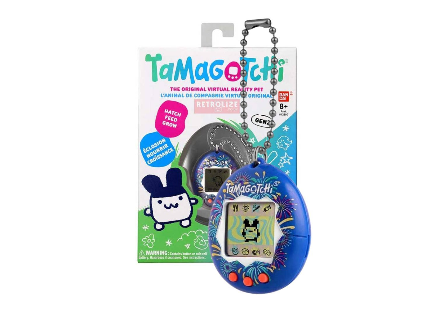 Tamagotchi Original - Festival Sky Digital Pet - Gen 2 - 100% Genuine