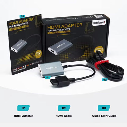 Bitfunx HDMI Adapter for Nintendo Wii