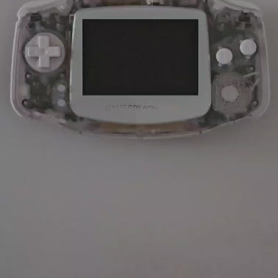 Game Boy Advance IPS USBC RGB FunnyPlaying -  Clear White Video Walkthrough