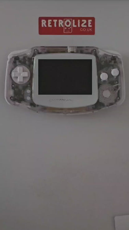 Game Boy Advance IPS USBC RGB FunnyPlaying -  Clear White Video Walkthrough