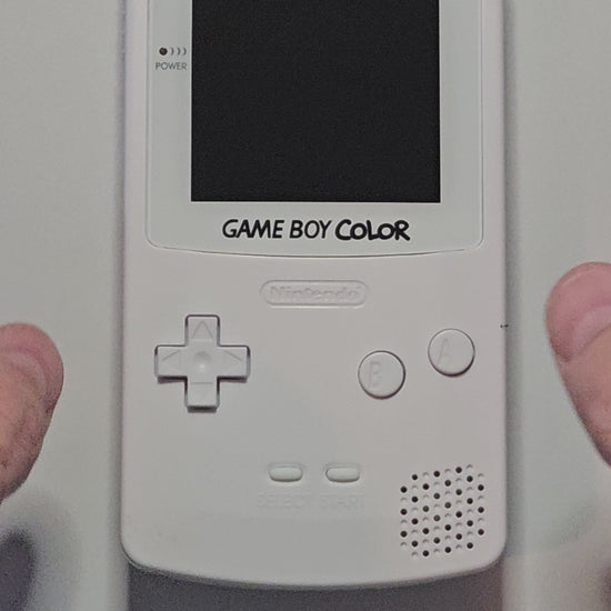 Nintendo Game Boy Gameboy Color OLED AMOLED White Pure White by Retrolize 