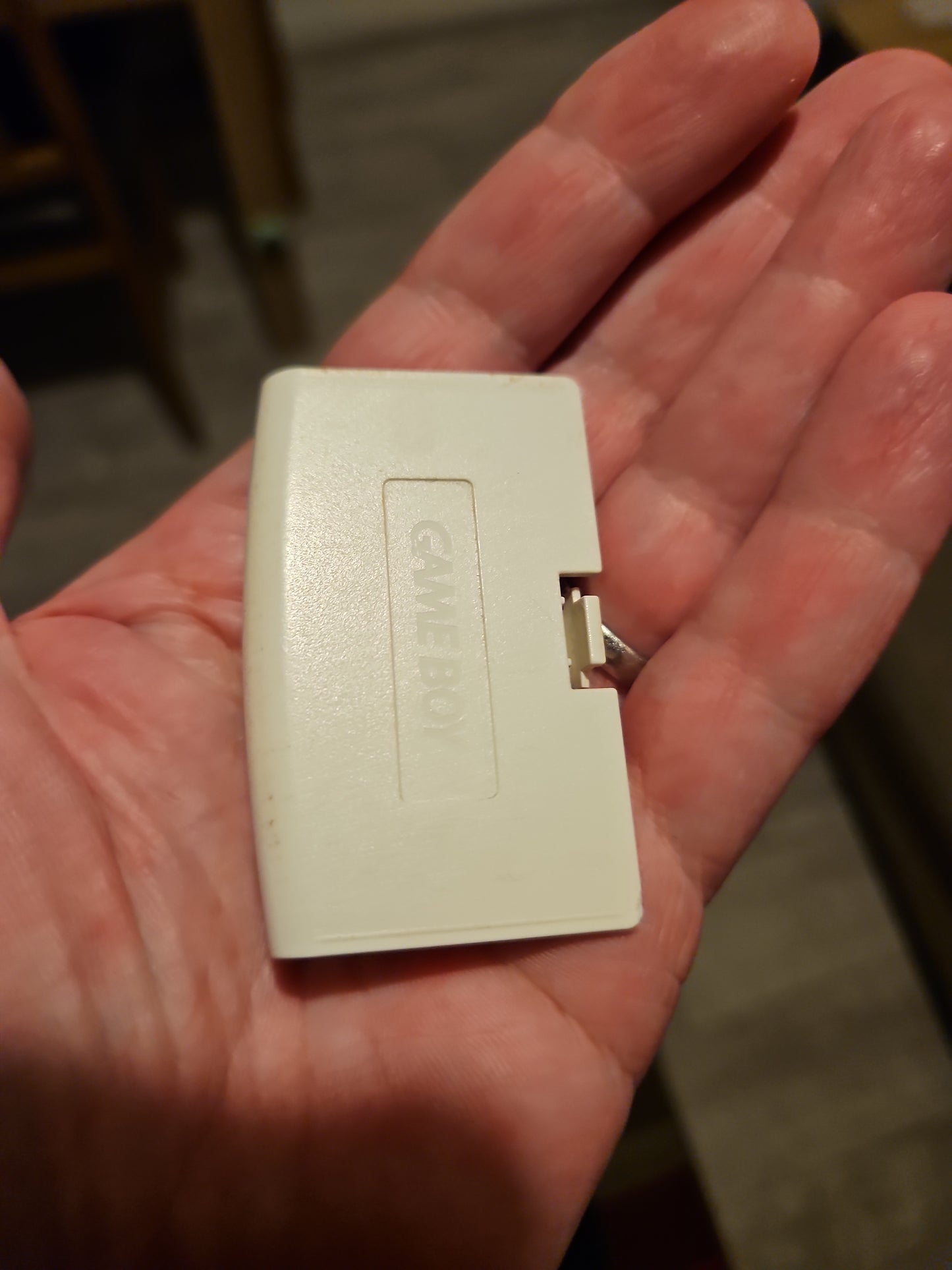 GBA White OEM Battery Cover