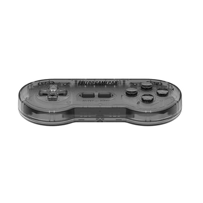 8bitdo SN30 Wireless Controller for Super Nintendo and Super Famicom - Clear Black Edition