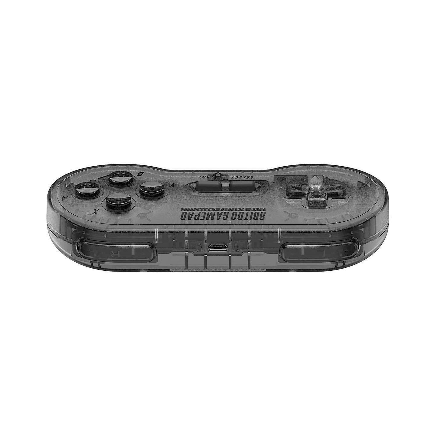 8bitdo SN30 Wireless Controller for Super Nintendo and Super Famicom - Clear Black Edition